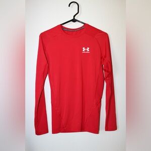 Under Armour Men's Vibrant Red Long Sleeve Tee